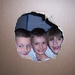 What you can do with a cardboard box.